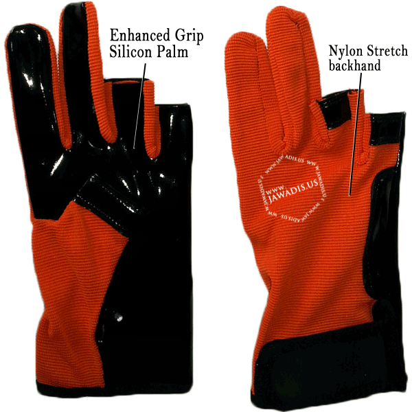 A0411a001 Parkour Sports Gloves - Orange Edition