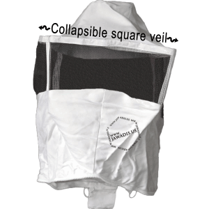A1017n003 Jawadis Replacement Square Veil White Adult