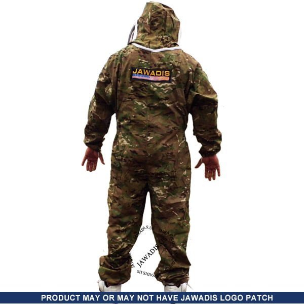Back View of Jawadis Beekeeping Camouflage Suit