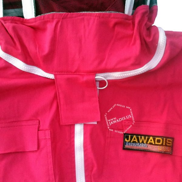 Jawadis bee keeper costume fencing-style veil close-up with double zipper