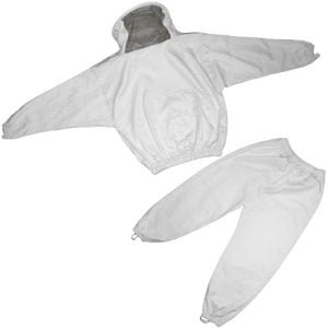 Jawadis Premium Bee Suit – White Jacket & Pants Combo for Beekeepers