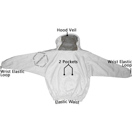 Elastic bands at wrists, waist, and ankles of Jawadis Bee Suit