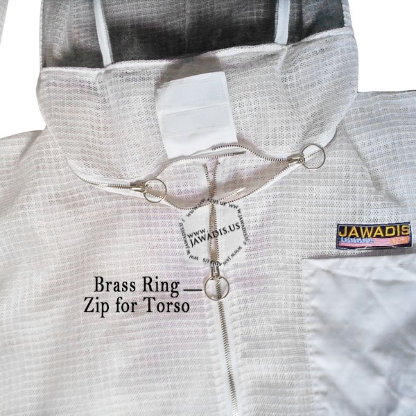 Jawadis Beekeeper Suit – Front Brass Zipper for Easy Wear