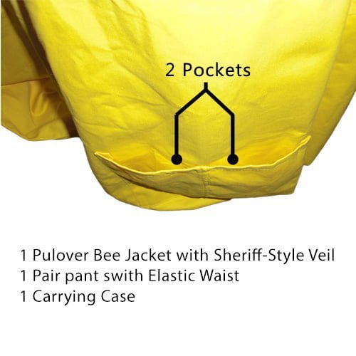 Front Pocket Details of Jawadis Bee Keeper Outfit - Convenient Tool Storage