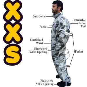 Jawadis Snow Camouflage Beekeeper Suit Size XXS