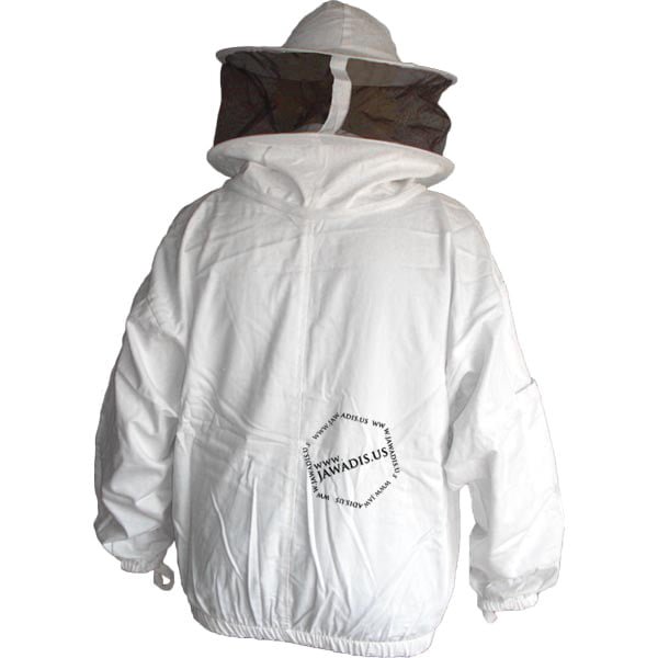 Cotton Beekeeper Zip-Up Jacket with Removable Veil - Protect & Garden Safely | White Sheriff Style - Sizes for Ultimate Safety - Image 7