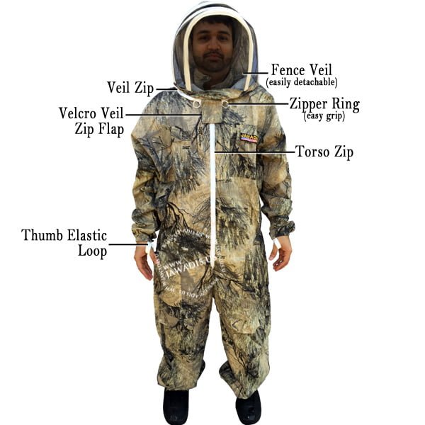 Explore Nature Safely with Beekeeper Overall Suit – Camo Design for Kids | Protective, Stylish, and Fun Beekeeping Adventure Gear!