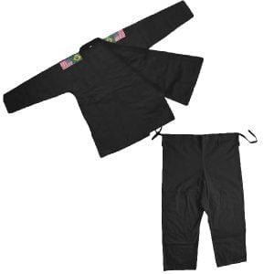 A3101n001 Jawadis Black Uniform Gi E