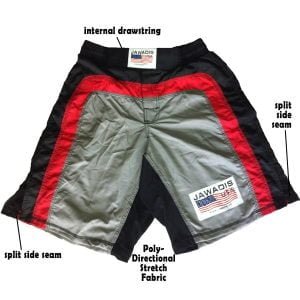 A3508d001 Jawadis Gray Mma Grappling Kickboxing Shorts A