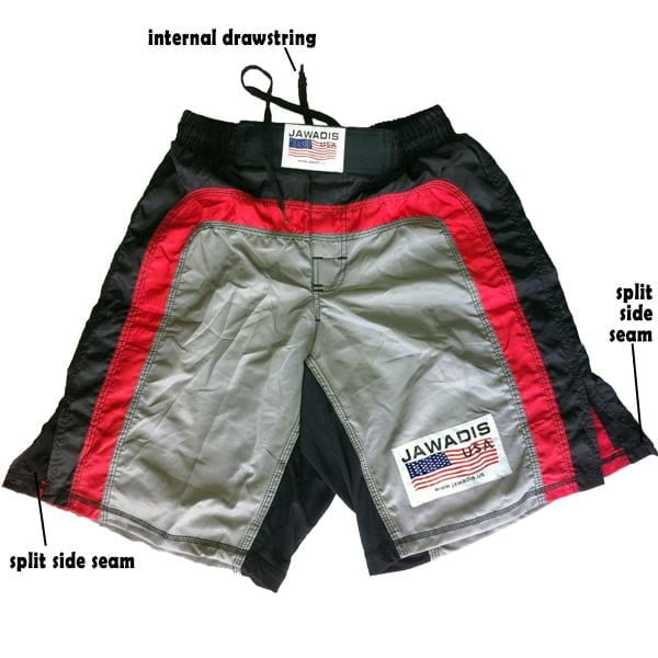 A3508d001 Jawadis Gray Mma Grappling Kickboxing Shorts C