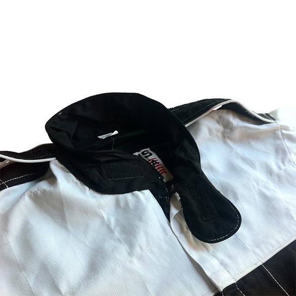 A4101a001 Jawadis White Black Karting Overall C