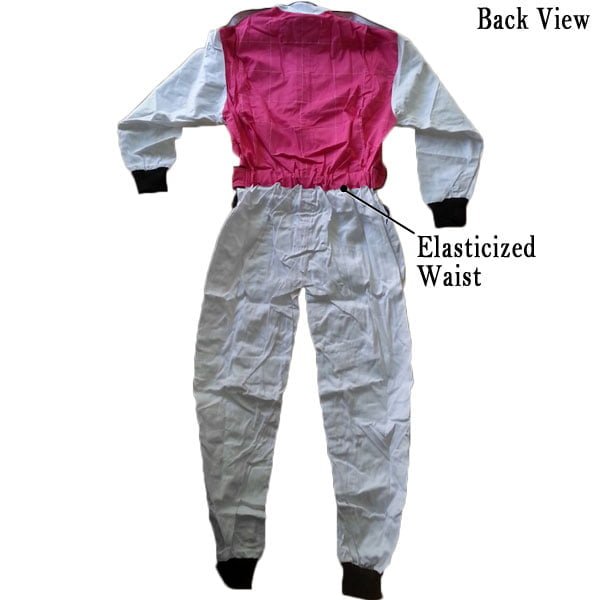 A4117k001 Jawadis Pink White Car Racing Suit C